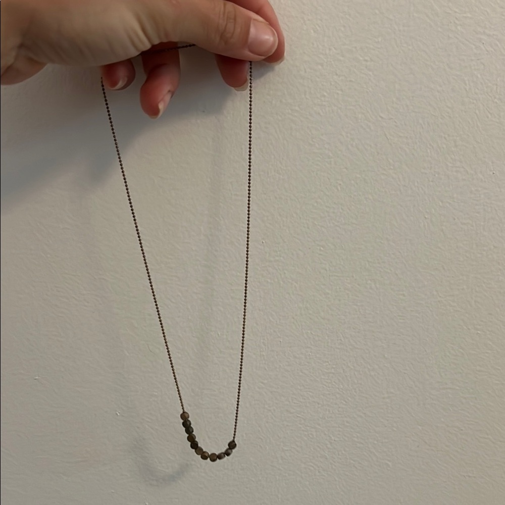 Rustic Elegant Beaded Necklace